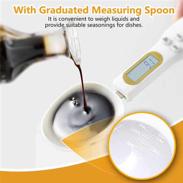 Digital weighing spoon
