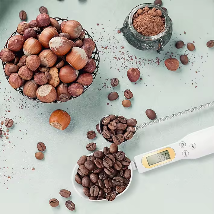 Digital weighing spoon