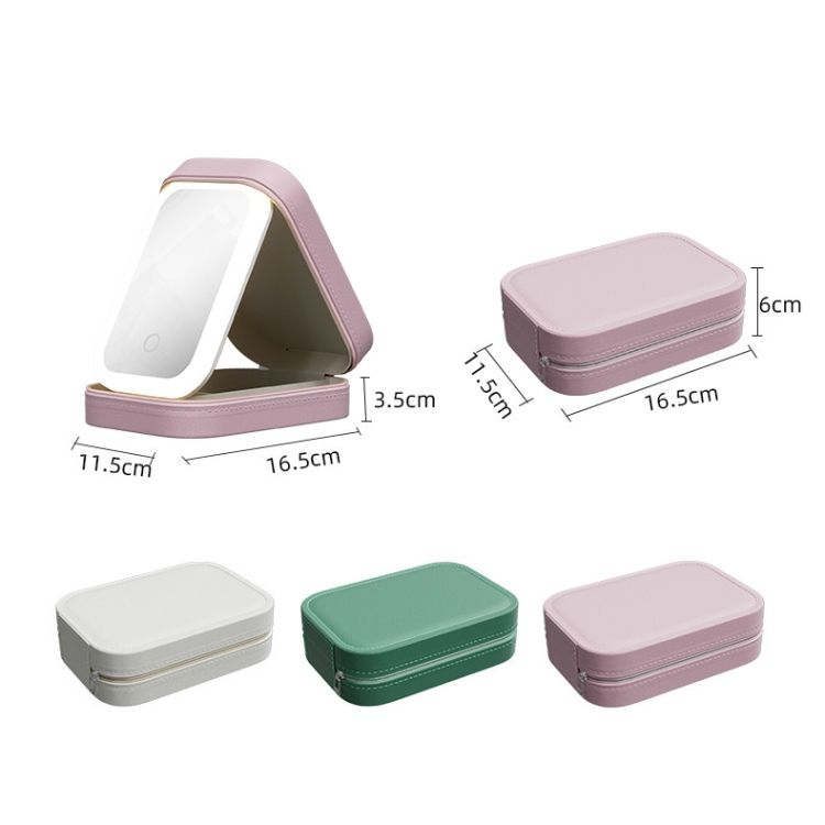 Glowing Makeup Vanity Box With LED Mirror