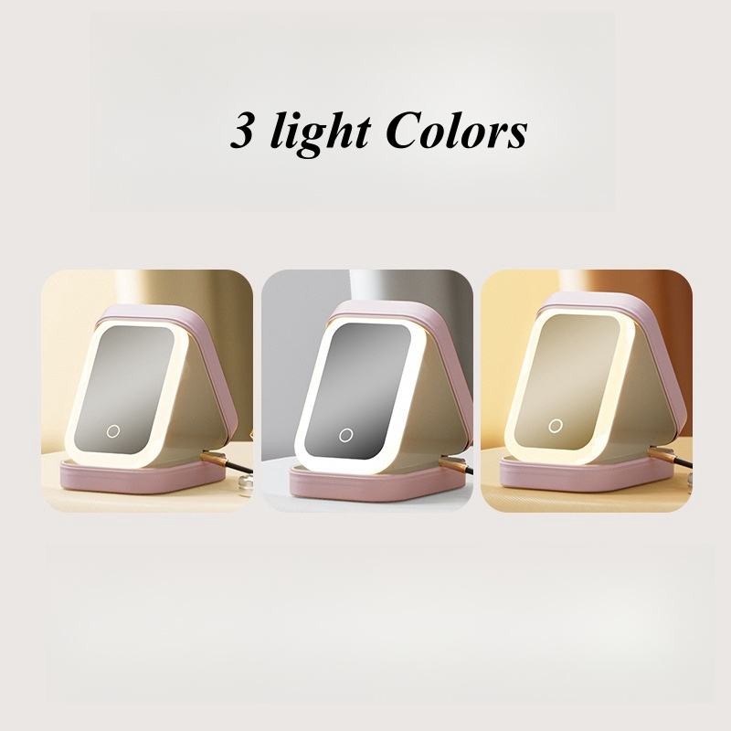 Glowing Makeup Vanity Box With LED Mirror