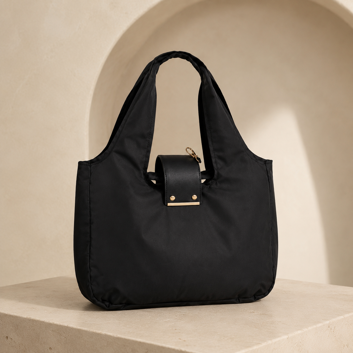Foldable keychain tote bag