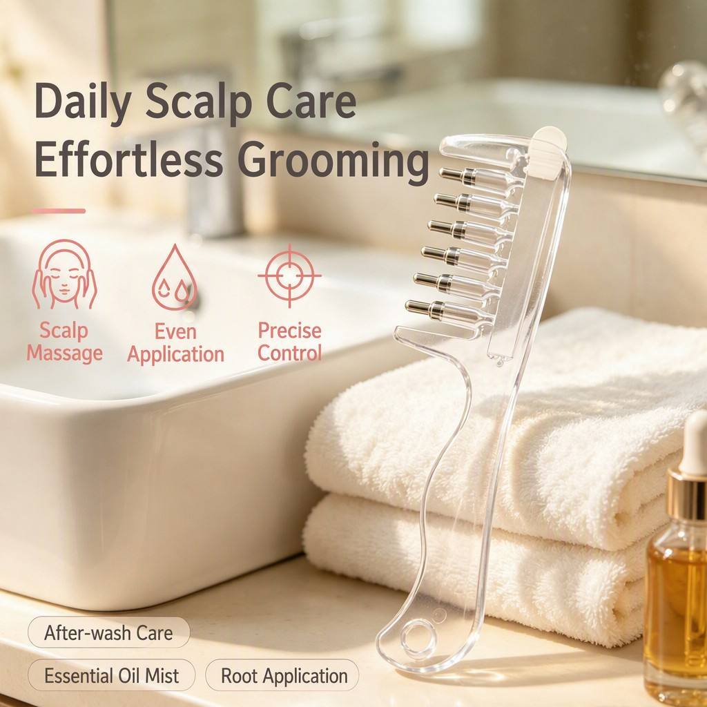 Scalp Oil Applicator Comb