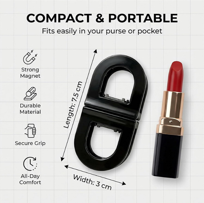 Magnetic hair clip (Pack Of 2)