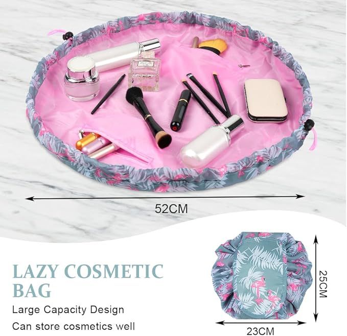 Lazy Drawstring Makeup bag