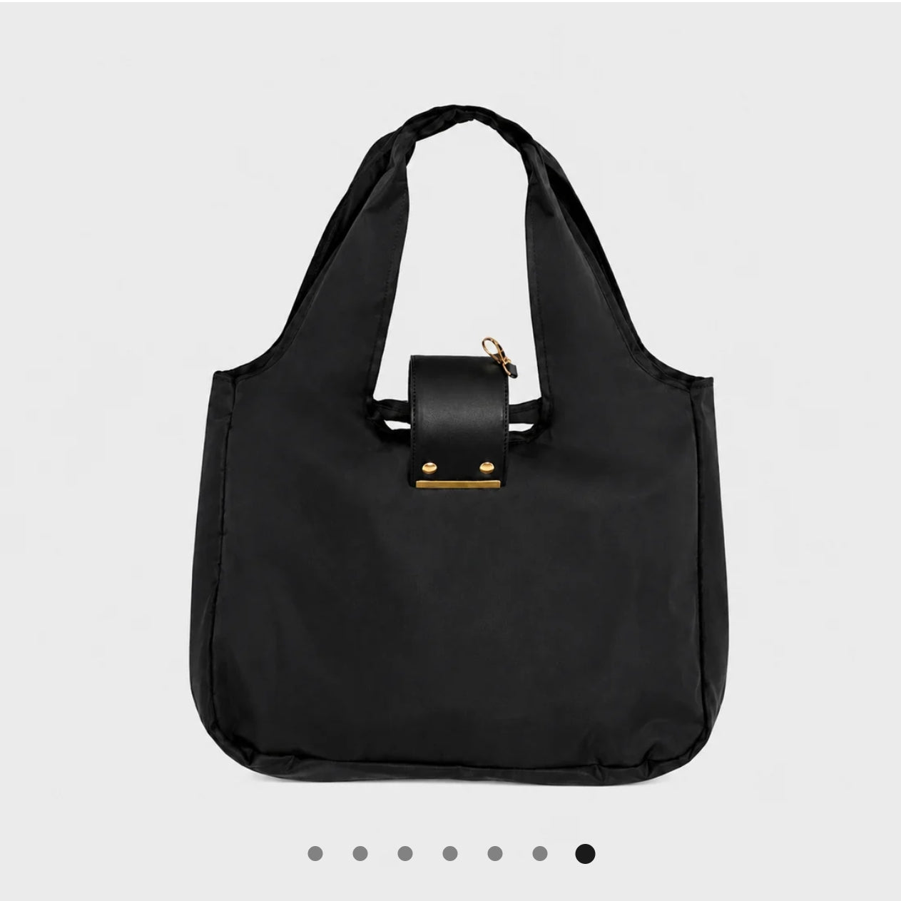 Foldable keychain tote bag